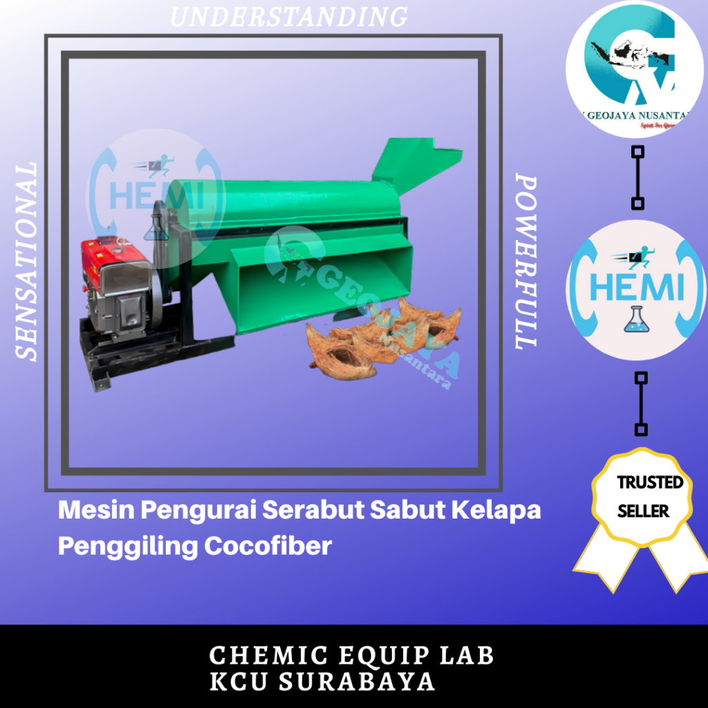 MESIN PENGURAI SERABUT/ SABUT KELAPA- PENGGILING COCOFIBER | Chemicequiplab