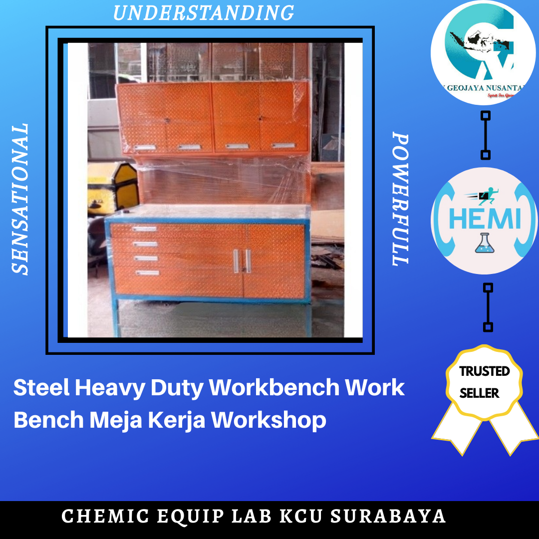 Steel Heavy Duty Workbench Work Bench Meja Kerja Workshop | Chemicequiplab